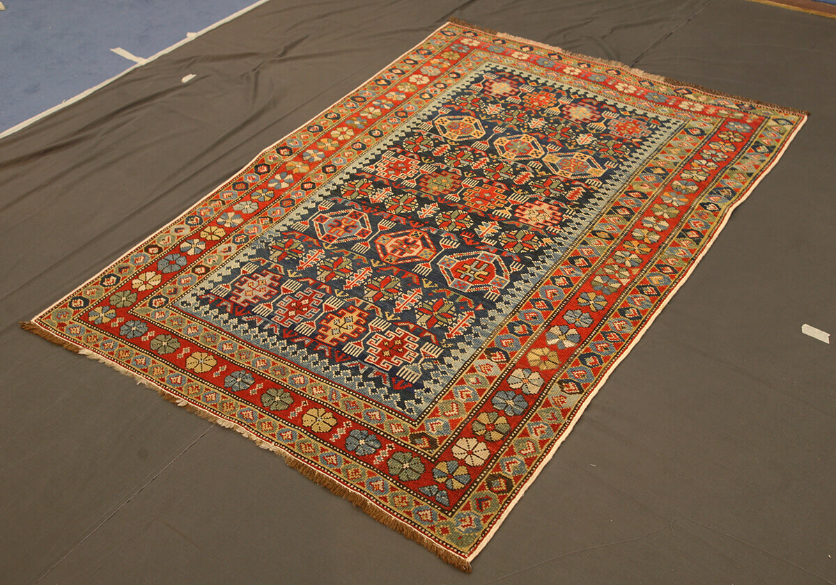 A Small Antique Caucasian Shirvan Chichi Rug n°:13637526